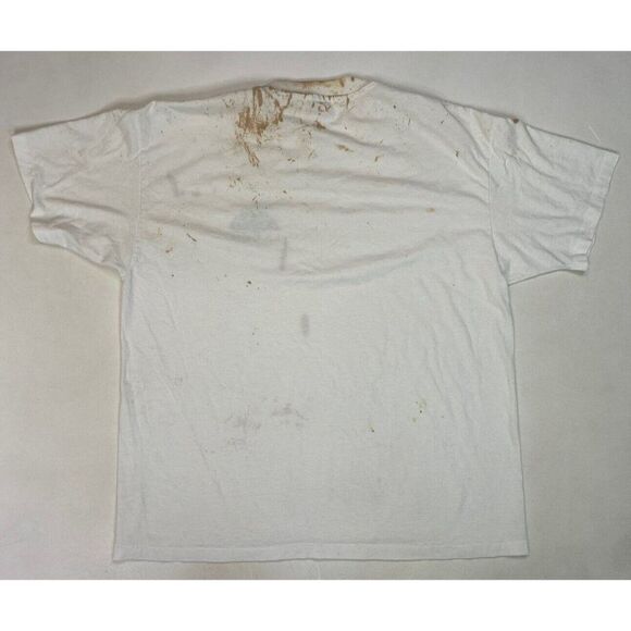 VINTAGE Trans America 1993 USA Graphic T-shirt Men XL White 90s Single Stitch - Picture 6 of 9